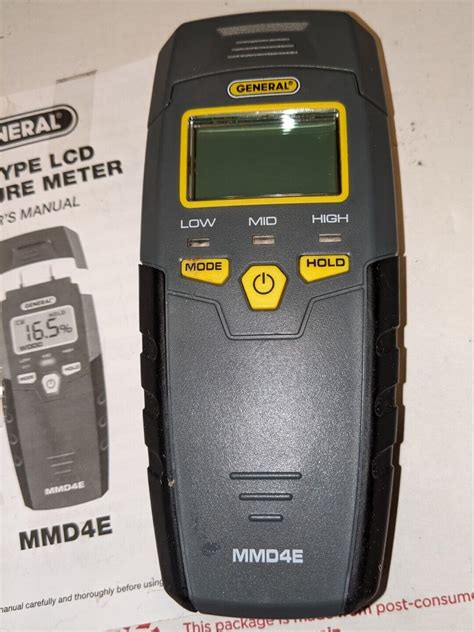 custom general mmd4e moisture meter manual|ndi moisture meter manual.